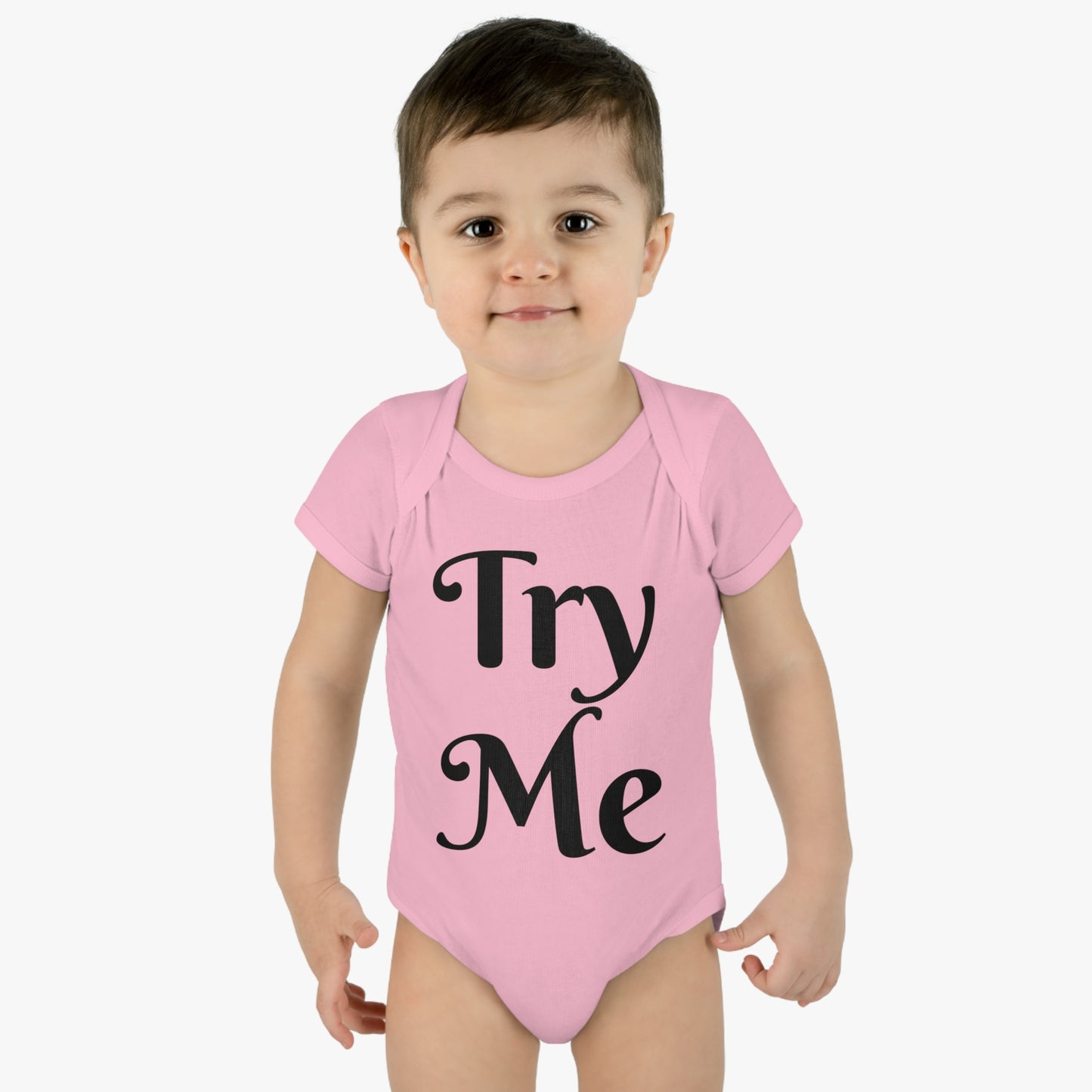 Introducing our ALL ATTITUDE 'Try Me' baby shirt