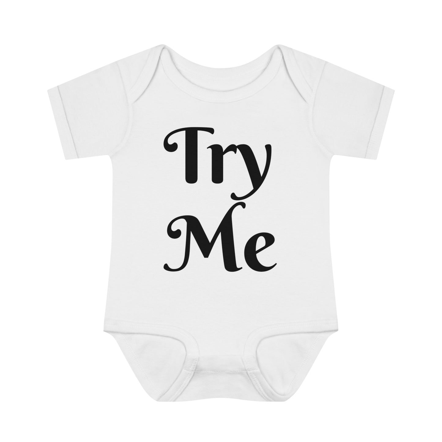 Introducing our ALL ATTITUDE 'Try Me' baby shirt