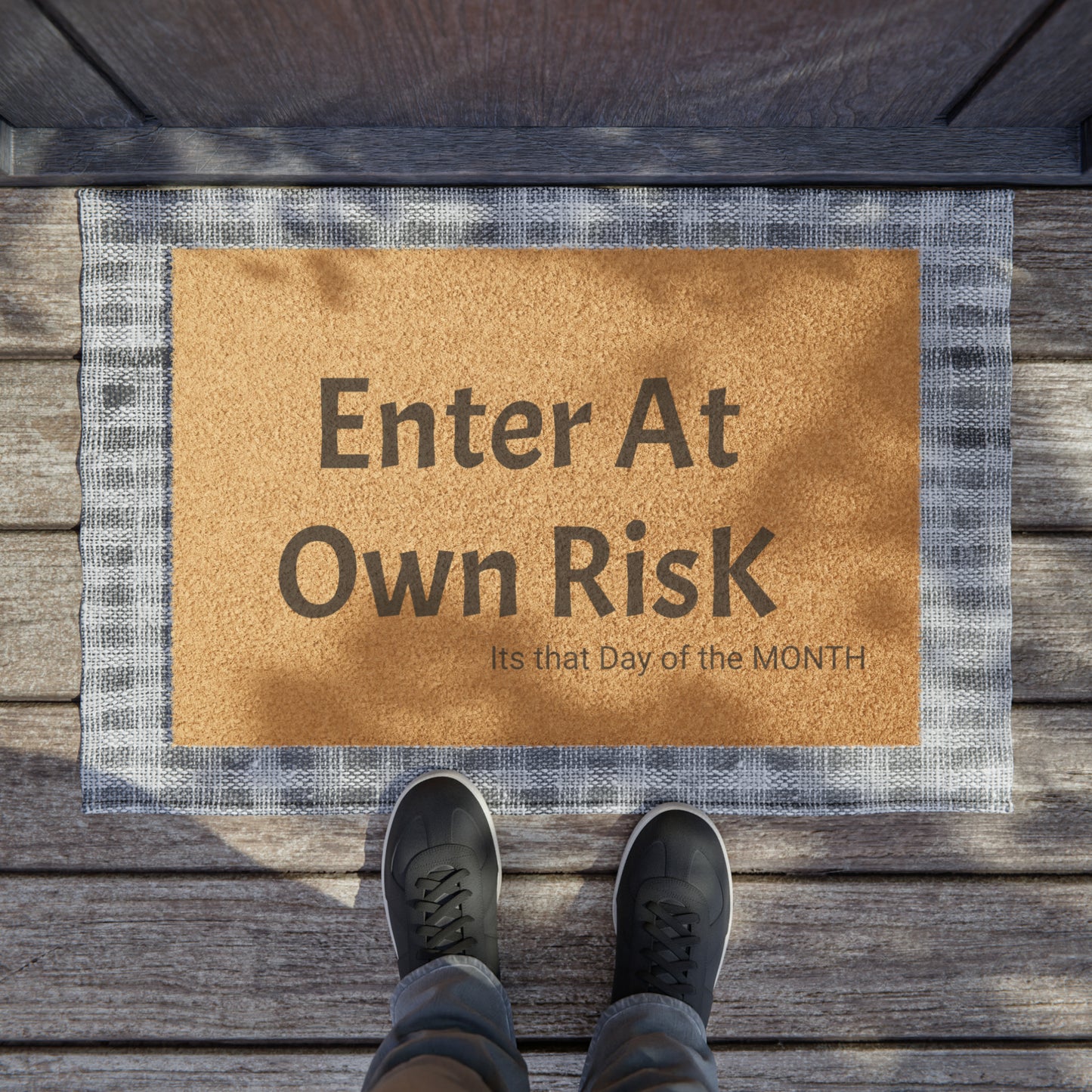 True Statement Door mat