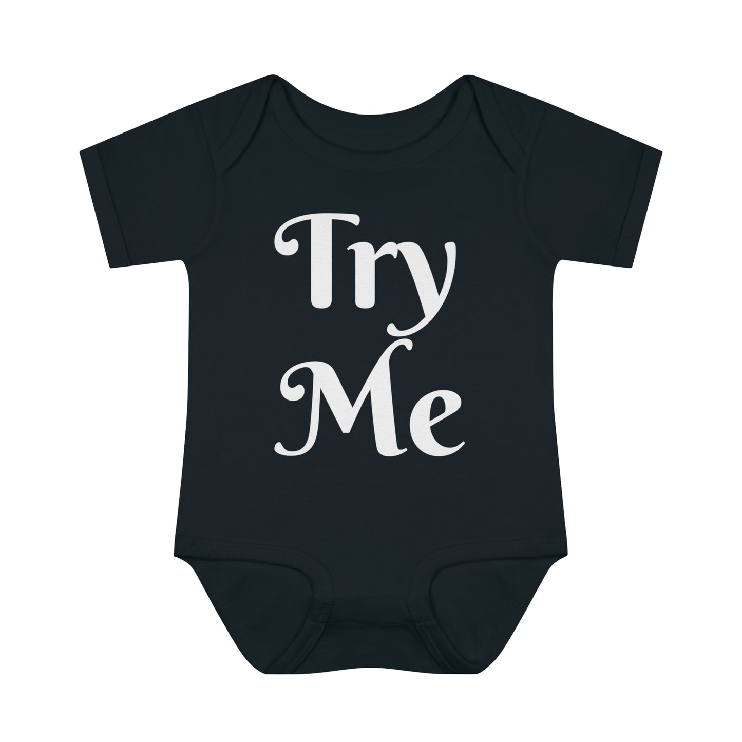 Introducing our ALL ATTITUDE 'Try Me' baby shirt