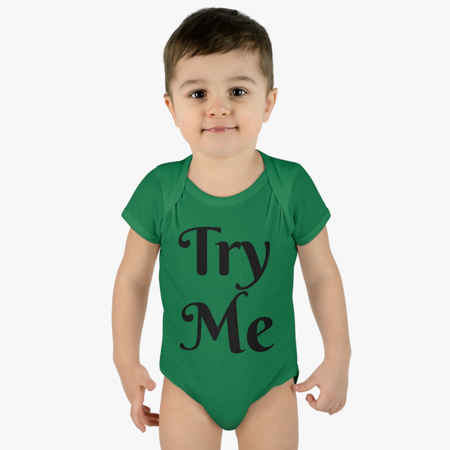 Introducing our ALL ATTITUDE 'Try Me' baby shirt