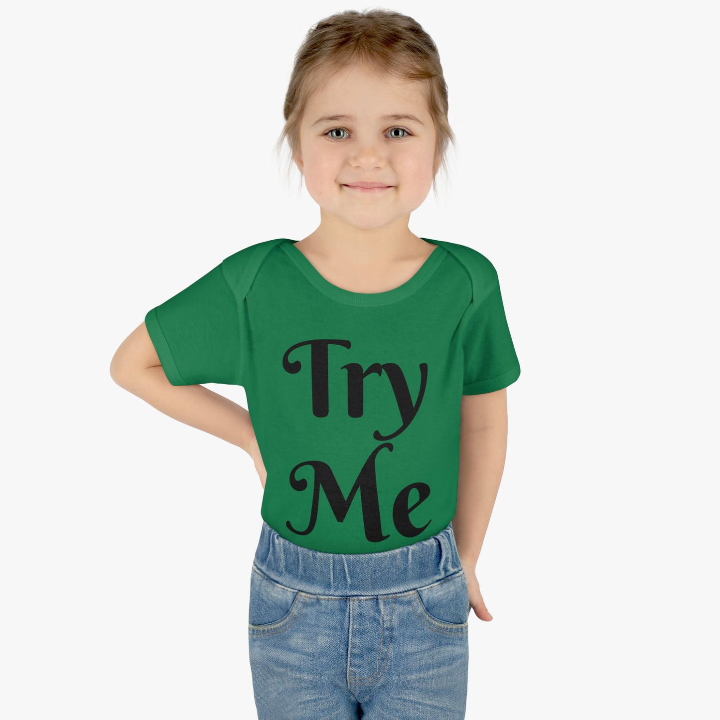 Introducing our ALL ATTITUDE 'Try Me' baby shirt