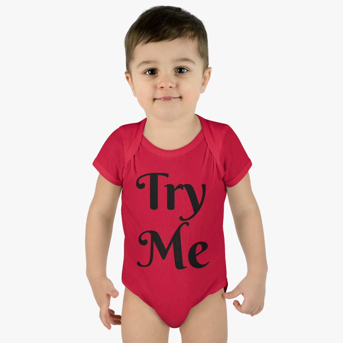 Introducing our ALL ATTITUDE 'Try Me' baby shirt